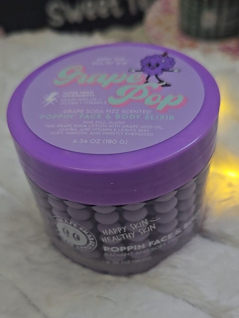 Berry Pop Poppin Face Beads Grape SCENT